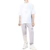 Camiseta Off-White para hombre FW22 de cuello redondo y pantalón corto con estampado de logotipo, azul y blanco