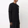 Camiseta Off-White para hombre Gradient Arrow de manga larga y corte holgado, color negro