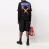 Camiseta Off-White para hombre Gradient Arrow de manga larga y corte holgado, color negro