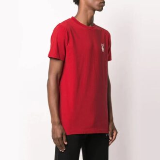 Camiseta roja estampada de Off-White para hombre