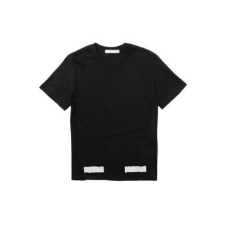 Camiseta unisex de cuello redondo y pantalones cortos con estampado de marco cuadrado, color negro