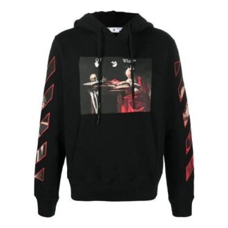Caravaggio con estampado, corte holgado, negro
