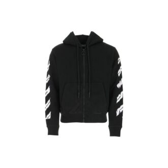 Sudadera con capucha y cremallera ajustada Airport Tape