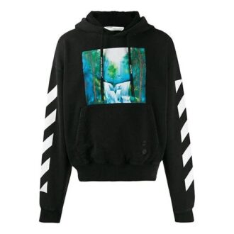 Off-White para hombre con estampado y negro