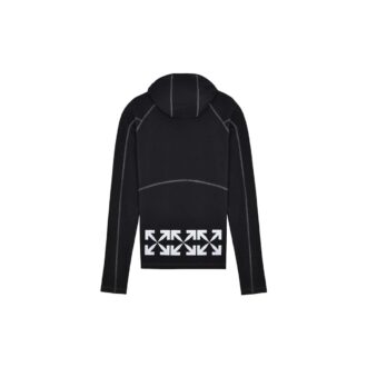 Off-White para hombre de algodón con estampado del logotipo, negro