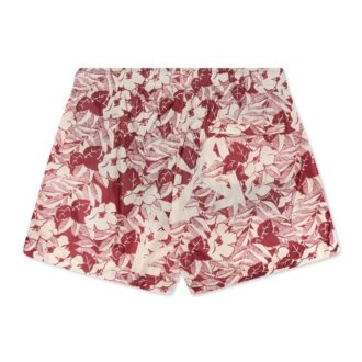 Pantalones Cortos rojos con estampado de flores para hombre de Off-White