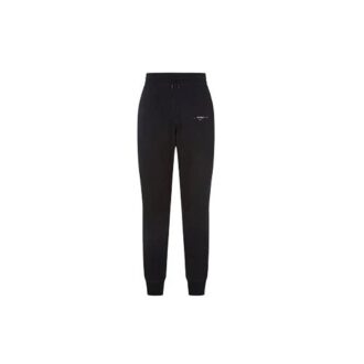 Pantalones de chándal cónicos con gráfico 3D, marcas diagonales y Arrows, negro/blanco