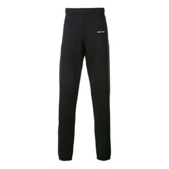Pantalones de chándal con logotipo de Virgil Abloh para hombre, color negro