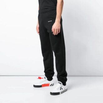 Pantalones de chándal con logotipo de Virgil Abloh para hombre, color negro