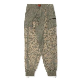Pantalones de chándal estampados para hombre, color verde