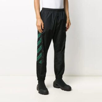 Pantalones de chándal para hombre con rayas diagonales