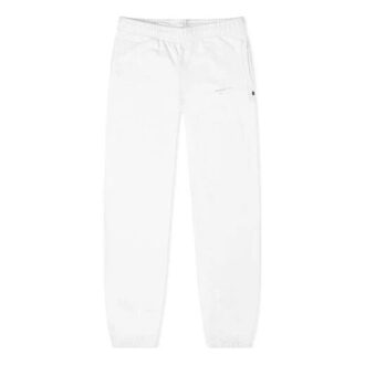 Pantalones de estilo urbano de mezcla de tejidos, lisos, de algodón y con logotipo