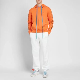 Pantalones de estilo urbano de mezcla de tejidos, lisos, de algodón y con logotipo