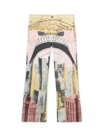 Pantalones de mezclilla Slim Relax con estampado Moneyworld