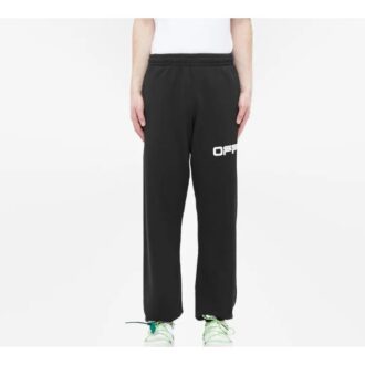 Pantalones deportivos ajustados con estampado de cinta de aeropuerto SS20