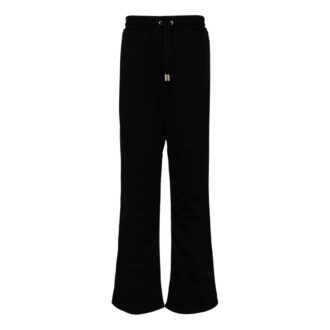 Pantalones deportivos bordados con rayas diagonales «Negro»