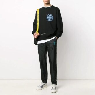 Pantalones deportivos casuales negros