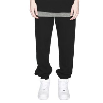 Pantalones deportivos con cordones y estampado Off-White para hombre, corte holgado, color negro