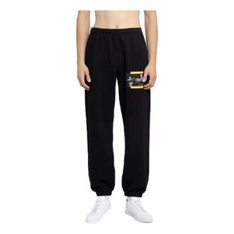 Pantalones deportivos con estampado Caravaggio «Negro Amarillo»