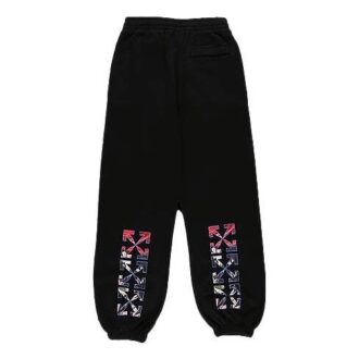 Pantalones deportivos con estampado de flechas para hombre Fw20