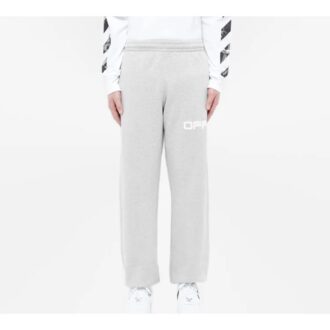 Pantalones deportivos con impresión de correa de goma, versión estándar, gris