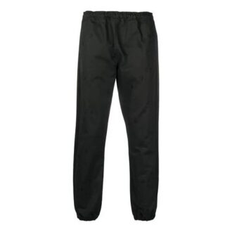 Pantalones deportivos con logo grande de la colección primavera-verano 2021, color negro