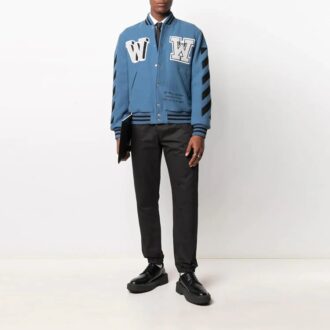 Pantalones deportivos con logo grande de la colección primavera-verano 2021, color negro