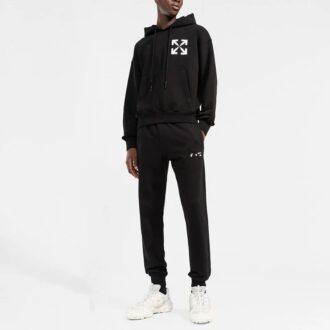 Pantalones deportivos de algodón Hands Off «Negro»