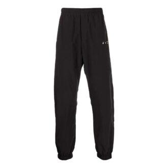Pantalones deportivos Off-White para hombre FW22 con estampado de logotipo, estilo jogger, color negro