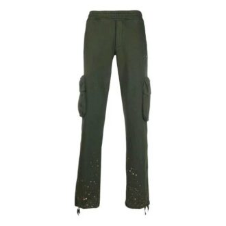 Pantalones deportivos oversize para hombre SS21, color verde