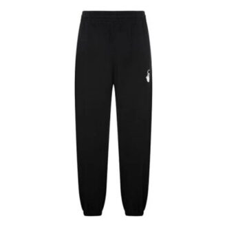Pantalones deportivos/pantalones/joggers Off-White para hombre FW21 Adornment, color negro