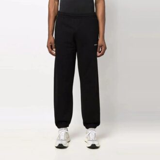 Pantalones deportivos/pantalones/joggers Off-White para hombre FW21 con estampado de Arrows, color negro