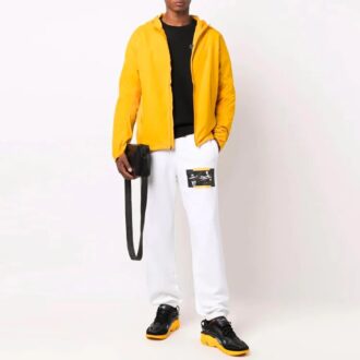 Pantalones deportivos/pantalones/joggers Off-White para hombre FW21 con estampado de la pintura Caravaggio, color blanco