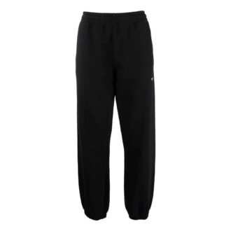 Pantalones deportivos/pantalones/joggers Off-White para hombre FW22 con estampado de logotipo en la parte trasera, estilo casual, versión con pies, color negro