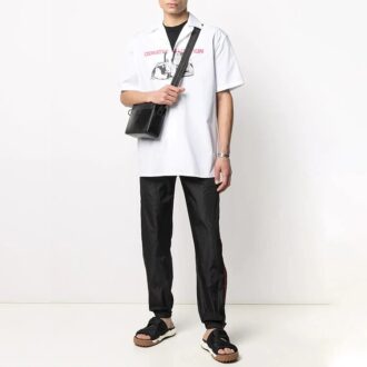 Pantalones deportivos/pantalones/joggers Off-White para hombre SS21 con logotipo, color negro