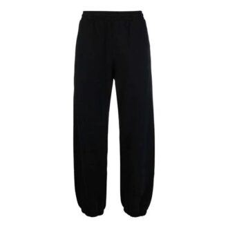 Pantalones deportivos/pantalones/joggers Off-White para hombre SS22 con rayas diagonales, color negro