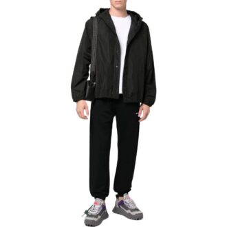 Pantalones deportivos/pantalones/joggers Off-White para hombre, temporada Otoño-Invierno 2022, color liso, versión en negro