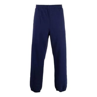 Pantalones deportivos/pantalones/pantalones de chándal de hombre Off-White con diseño de Arrows y color liso, corte holgado, azul marino