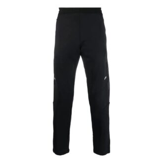 Pantalones deportivos rectos de hombre Off-White SS22 de color liso con estampado de logotipo / Pantalones / Joggers negros