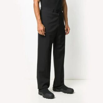PANTALONES FORMALES NEGROS SIN COLOR FW20 Pantalones formales para hombre, negros