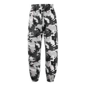 Pantalones jogger casuales con estampado de logotipo SS21, versión estándar, camuflaje blanco