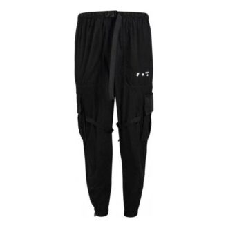 Pantalones largos cargo con logo Parachute SS21, negros