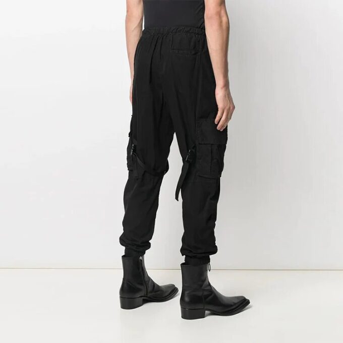 Pantalones largos cargo con logo Parachute SS21, negros