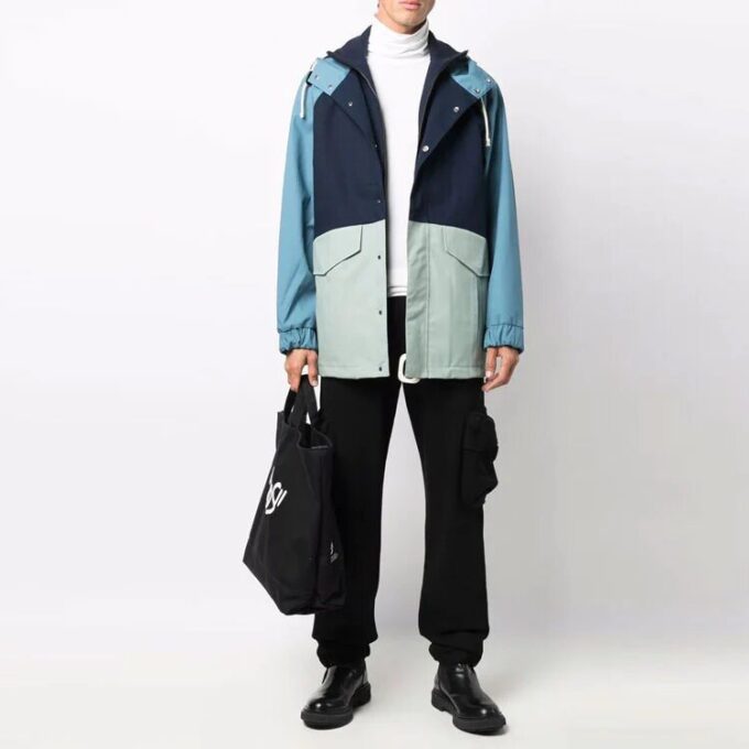Pantalones largos cargo Off-White para hombre FW21 con logo alfabético, corte holgado, color negro