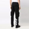 Pantalones largos cargo Off-White para hombre FW21 con logo alfabético, corte holgado, color negro