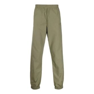 Pantalones largos casuales con logo FW21, versión estándar, verde oscuro