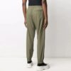 Pantalones largos casuales con logo FW21, versión estándar, verde oscuro