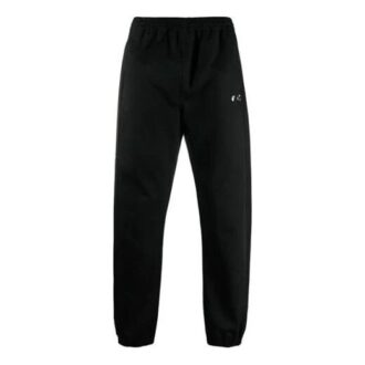 Pantalones largos casuales con logo SS21, color negro