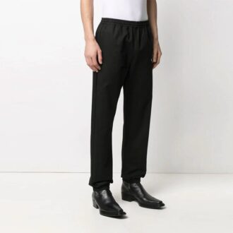 Pantalones largos casuales con logo SS21, color negro