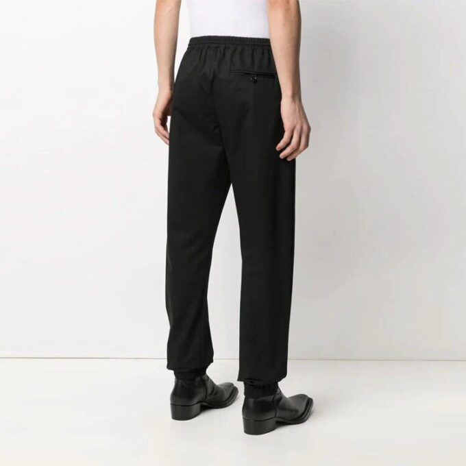 Pantalones largos casuales con logo SS21, color negro